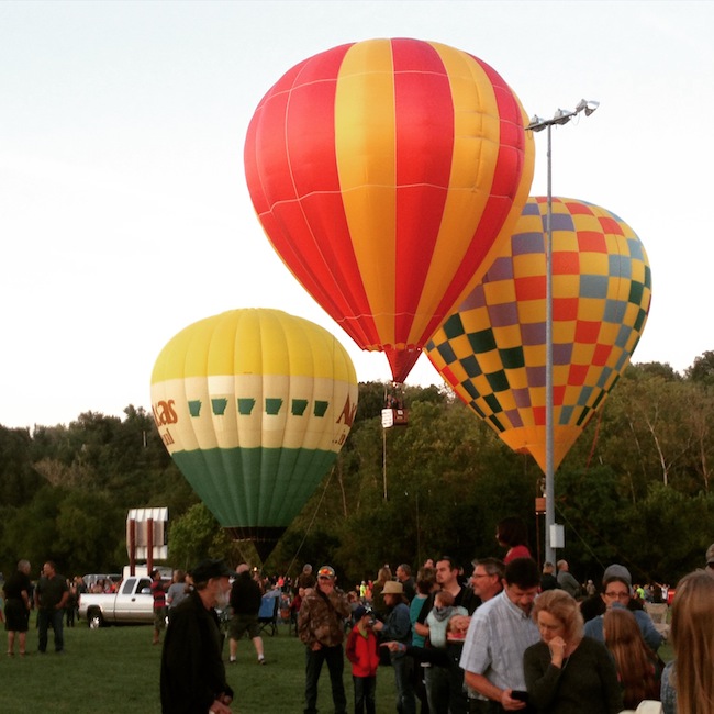 21st Annual Hot Air Balloon Festival Only In Arkansas