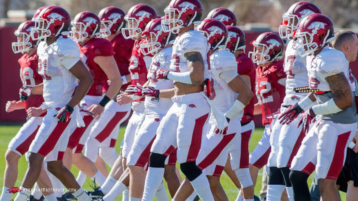 Razorback RedWhite Game Only In Arkansas First Security