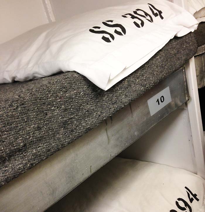 USS Razorback Bunks