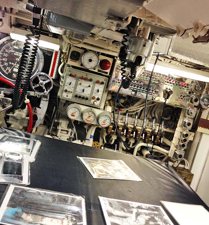 USS Razorback Control Room