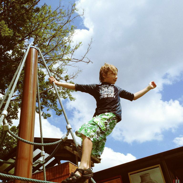 Playing in Riverfront Park - Only In Arkansas