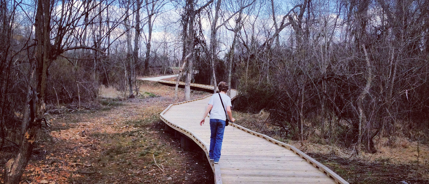 Trail Walking at Lake Springdale Only In Arkansas