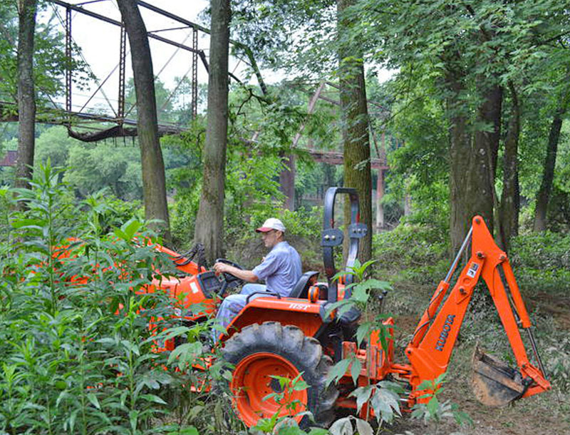 dedication and determination of Saline Crossing Regional Park & Recreation Area volunteers
