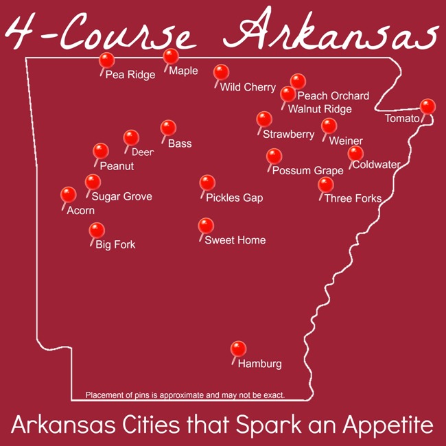 arkansas food town names