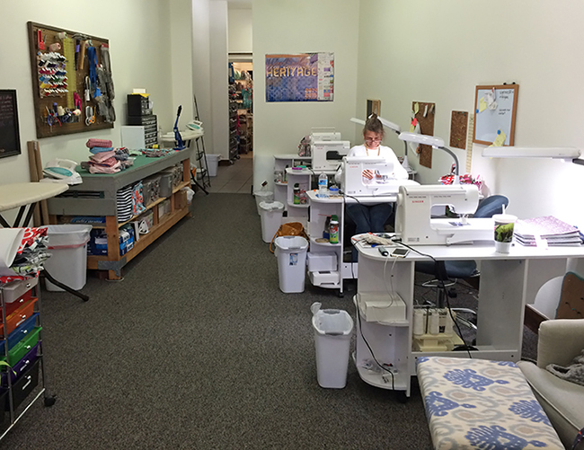Valere Rene Sewing Area