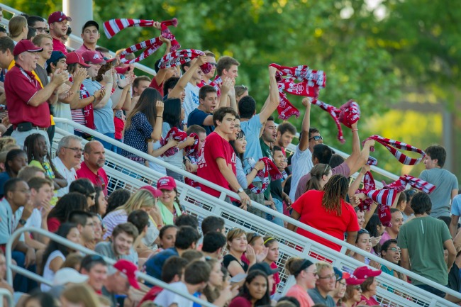 Razorback Women's Soccer vs. Oklahoma State August 24, 2014 Fayetteville, Arkansas.