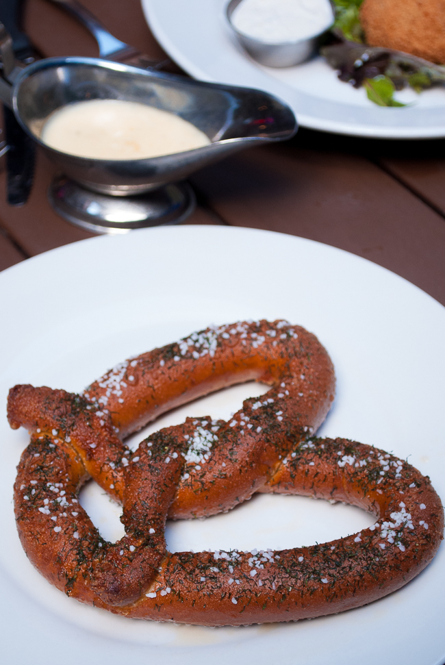 Giant Bavarian Pretzel with Bier Cheese