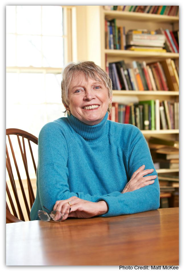 Lois Lowry, author of The Giver, at her home in Cambridge, MA