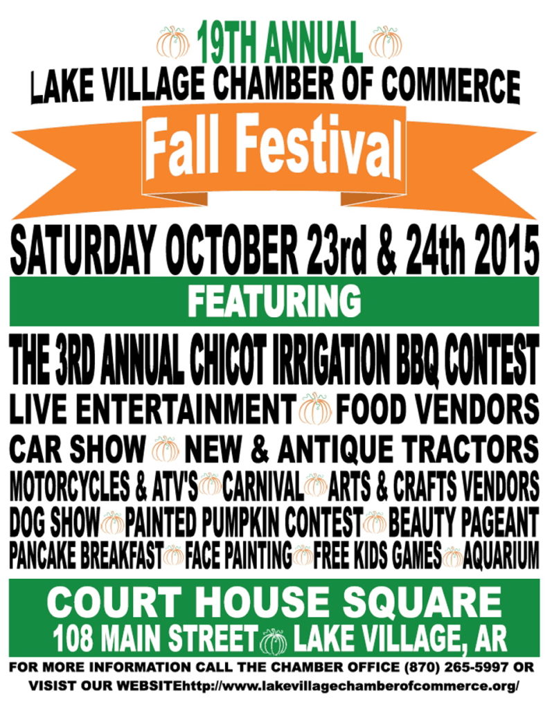 lake chicot fall fest