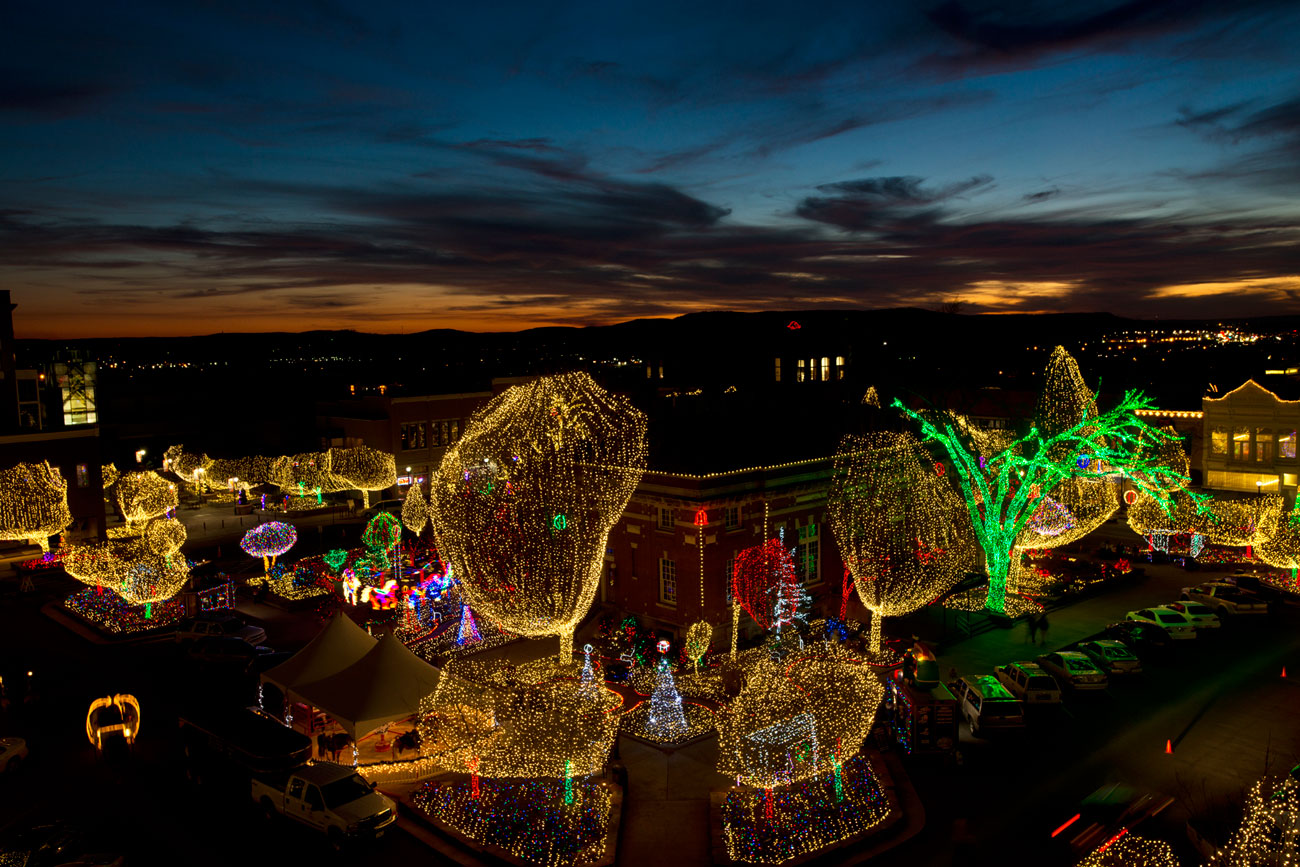 Lights of the Ozarks brings festive glow to Fayetteville