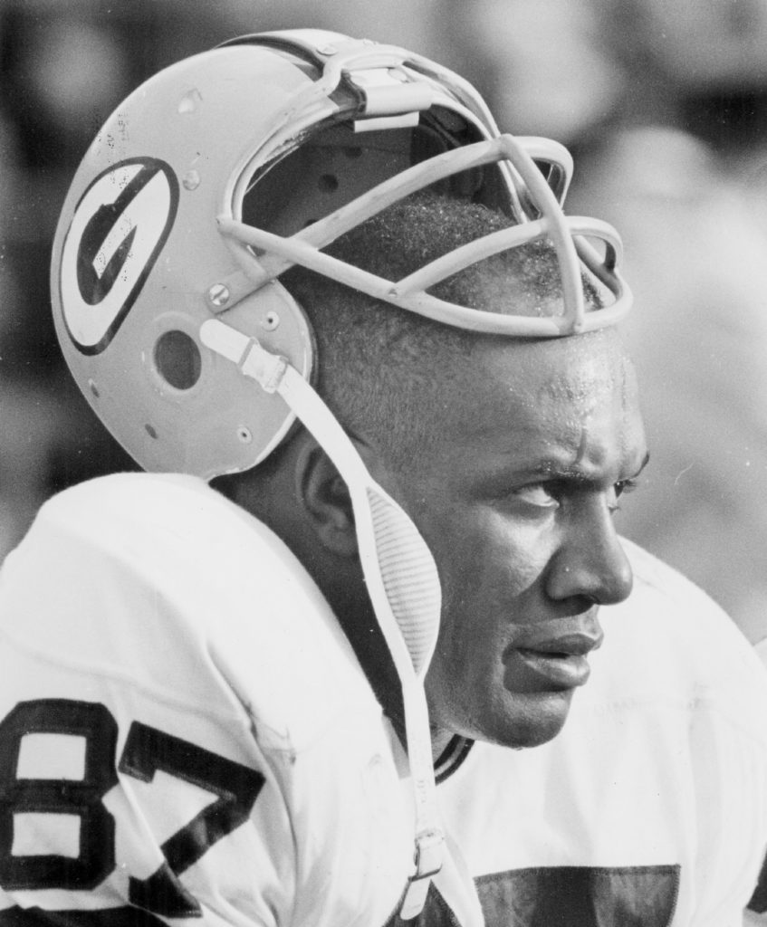 davis sideline helmet half on