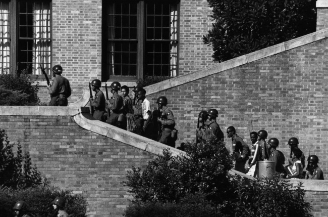101st Airborne Escort the Little Rock Nine