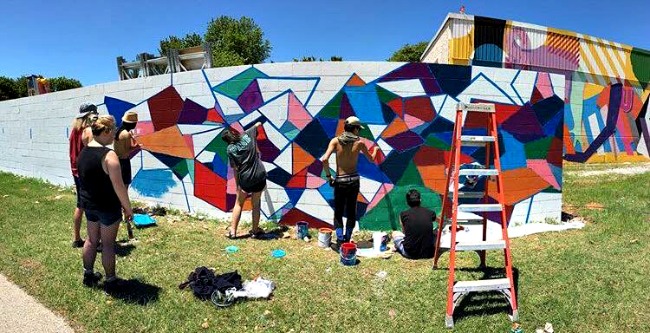 Stitches Mural