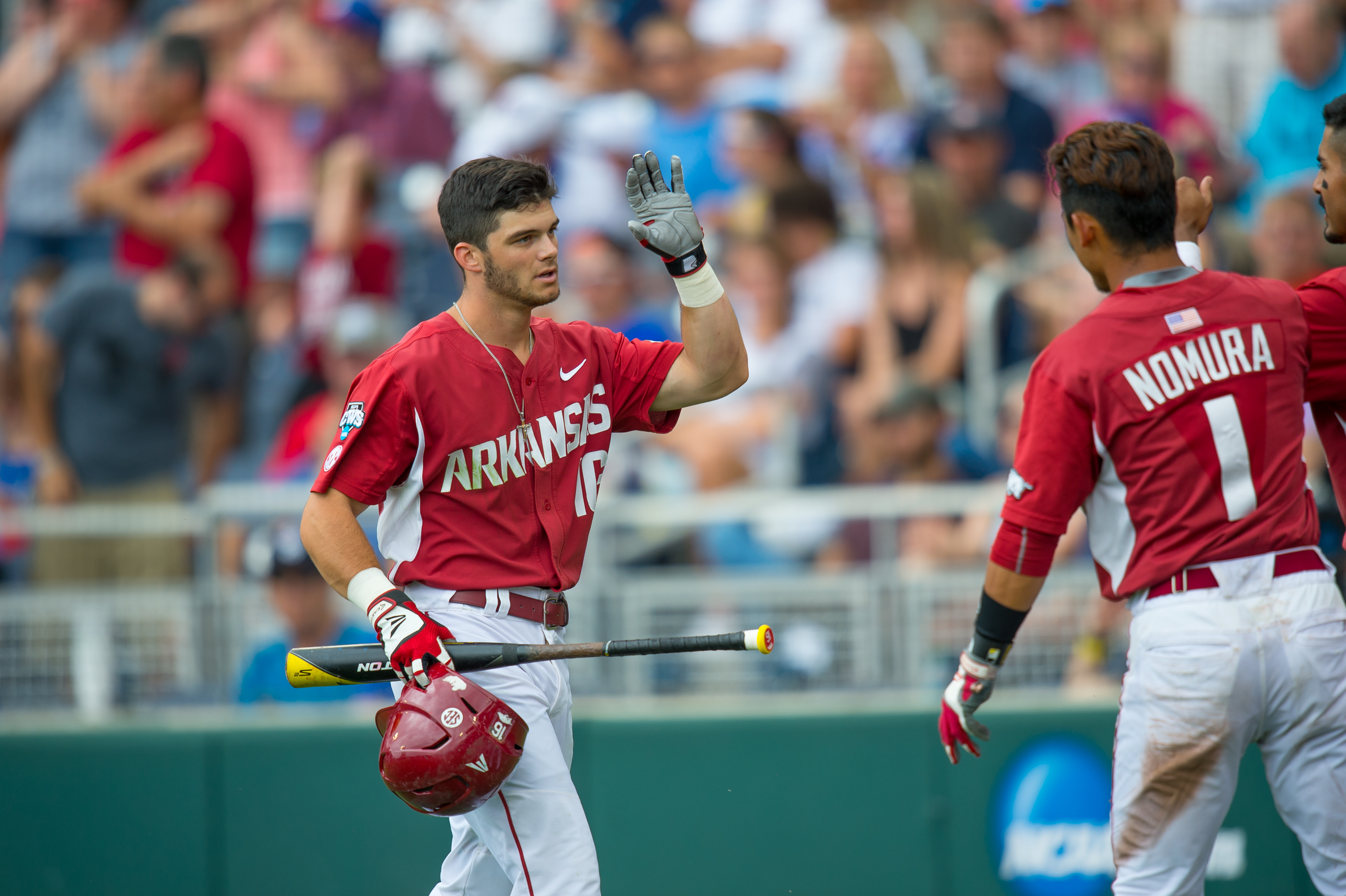 Benintendi andrew sox red razorback only player star year rising sec far win awards four national so