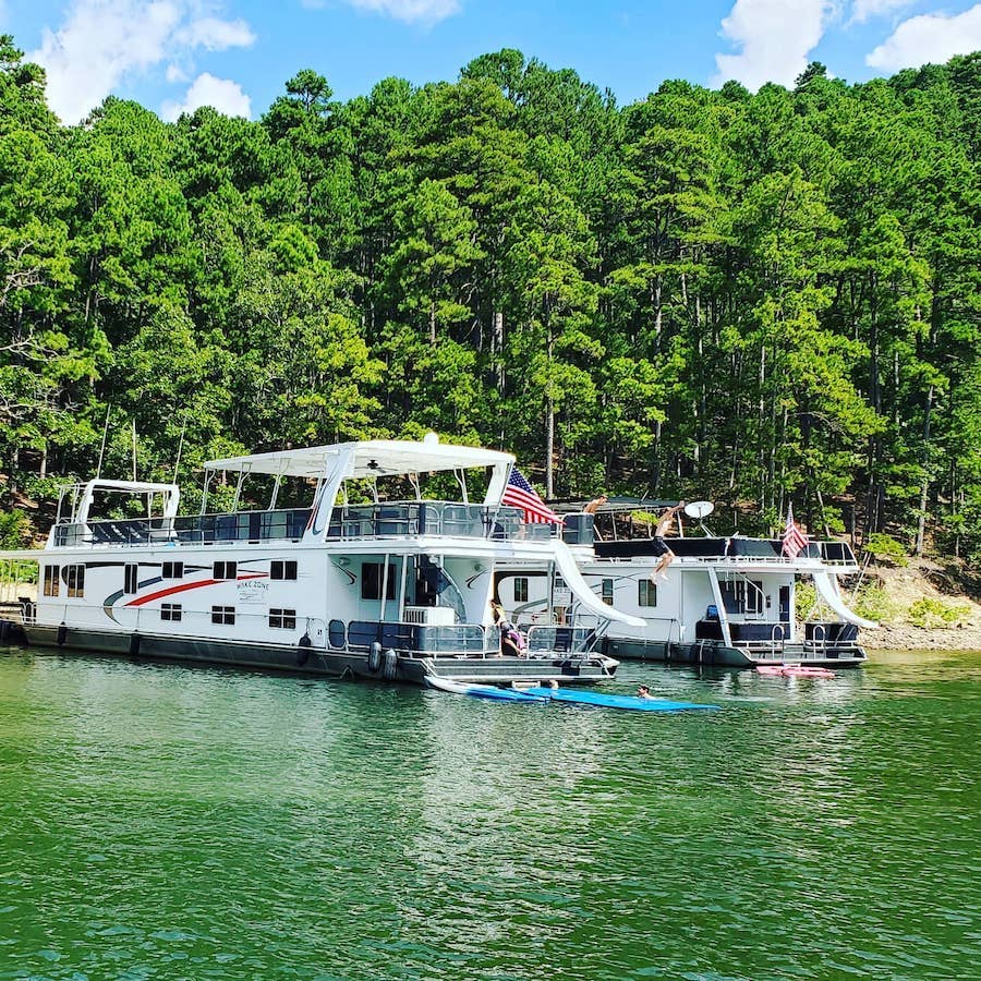 wake zone houseboat rental arkansas