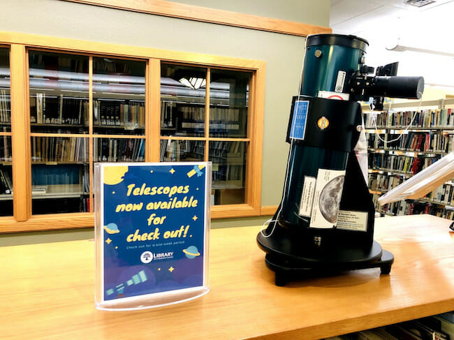 Library Rentals - telescopes