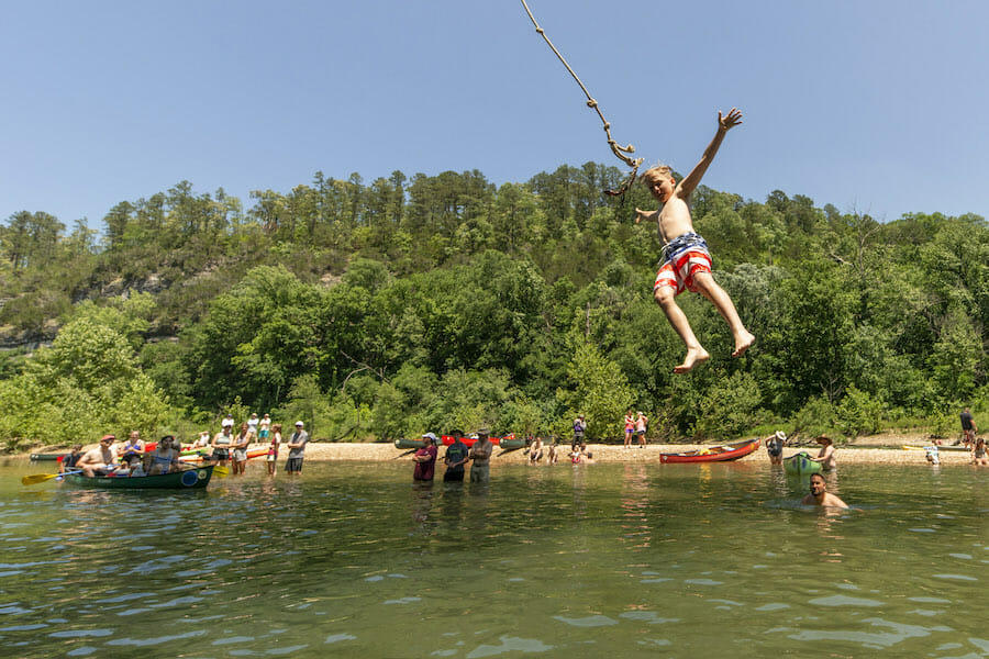 Arkansas Swimming Holes - Grinder's Ferry in St. Joe
