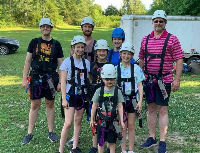 Blue Zip Line