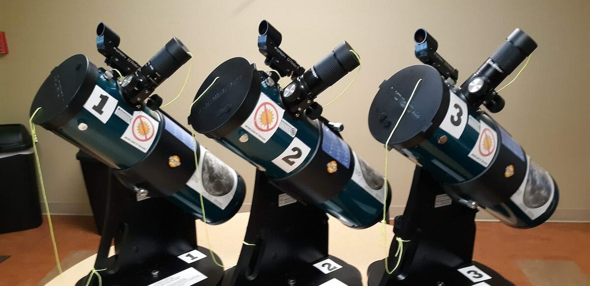 Arkansas Library Telescopes Only In Arkansas