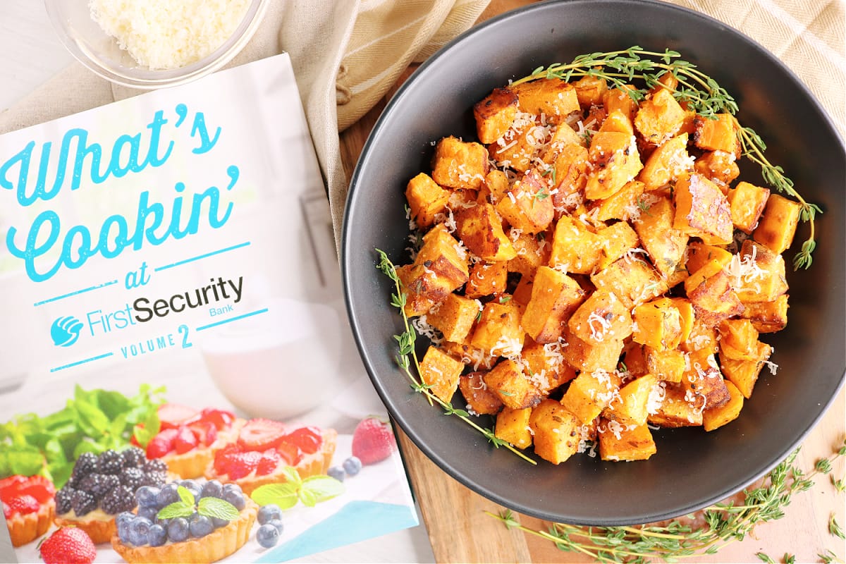 Roasted Parmesan Sweet Potatoes for Thanksgiving Dinner - Only In Arkansas