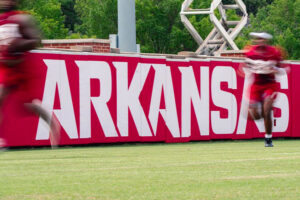 Rhodes, Collins Lead Pack for Hogs at Defensive End Spots